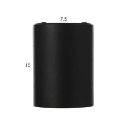 Светильник «Роллфи» LED 4000К 10 Вт DIM220 IP54 черный 7.5×7.5×10 см