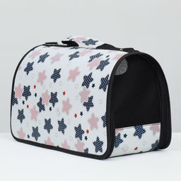 Сумка-переноска каркасная Звёзды, размер M, 40 х 21 х 27 см - Пижон фото 6