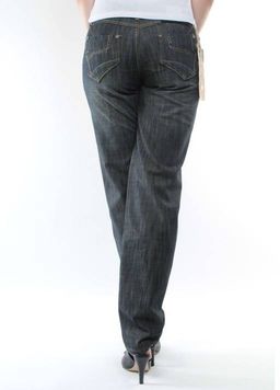 Y385 DK. BLUE Джинсы женские (100% хлопок)