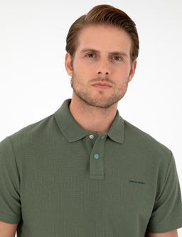 Haki Slim Fit Ti__rt - Pierre cardin фото 2
