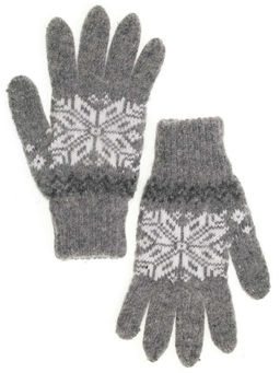 Перчатки женские "Снежинка с зигзагом" 5322-4