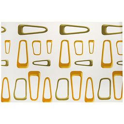 Салфетка под горячее (термосалфетка) "Фигуры" 30х45см набор 4 штуки, ПВХ, цвета микс (Китай)