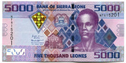 Банкнота 5000 леоне 2021 года Сьерра-Леоне