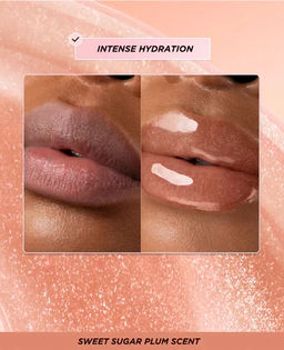 Gisou МАСЛО-БЛЕСК ДЛЯ ГУБ "Глазированная слива" Honey Infused Lip Oil in Glazed Plum, 8ml