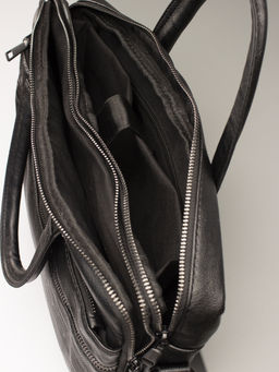 LACCOMA портфель БИН8906-черный эко кожа