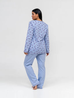 Пижама женская, цвет фиолетовый