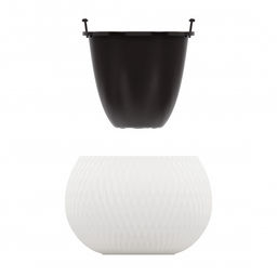 Кашпо "Жемчужина" 4л (белый) М8722