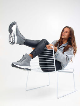 Ботинки 311.AVATARbl. Серый макс/Мех