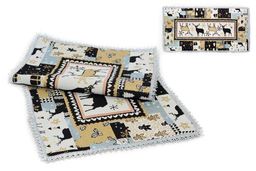 Пэчворк Олени - гобеленовая салфетка 35х70 см - Гобеленглавснаб фото 2