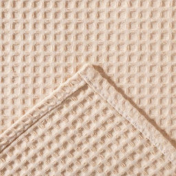 Полотенце вафельное Этель 70х140 см. цвет бежевый, 100% хлопок, пл 240 г/м2  фото 3