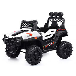 Электромобиль "Багги лайт" с р/у управлением, четырехколесный, двухместный, двойной привод (белый)