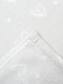 Плед Этель. Сердечки, 180?200 см, корал-флис  фото 3