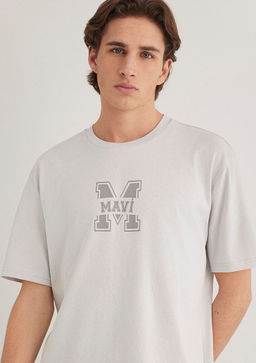 Mavi Logo Bask?l? Beyaz Tisort  фото 2