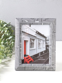 Фоторамка пластик 13х18 см "Моррис" тёмно-серый 23х18х2 см