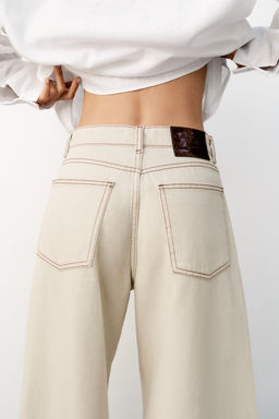 JEANS Z1975 BARREL TIRO MEDIO / Crudo