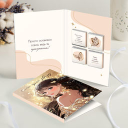 Открытка 4 шоколадки Сияй ярче звёзд - 8 чудо фото 3