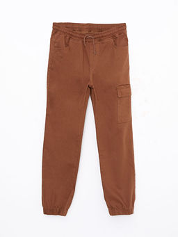 Beli Lastikli Basic Gabardin Erkek ?ocuk Kargo Pantolon