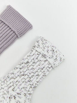 Desenli Kad?n Soket ?orap 2li