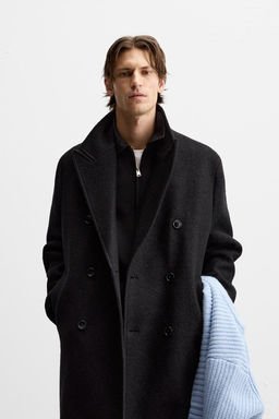 BOUCLE TEXTURED WOOL COAT - Zara фото 2