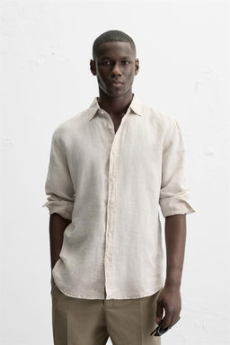 100% LINEN SHIRT - Zara фото 10