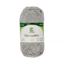 Мотылек пряжа Россия КТ 70%хлопок 30%лавсан 5х50г/140м