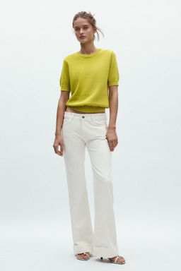 PLAIN RUSTIC KNIT TOP - Zara фото 6