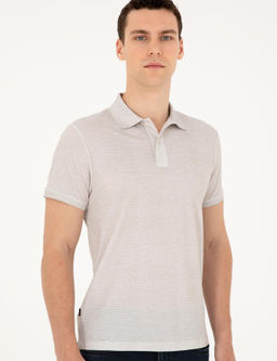 Bej Slim Fit Ti__rt - Pierre cardin фото 10