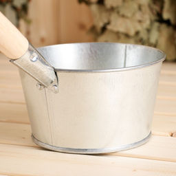 Ковш для бани, оцинкованная сталь