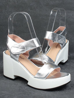 08-QL6989-1B WHITE Босоножки женские (натуральная кожа) - Фабричный китай фото 13