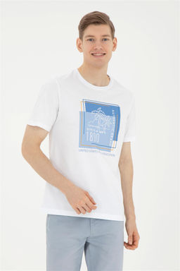 Мужская белая футболка