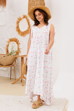 Костюм INVITE 6094 голубой джин+принт