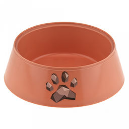 Миска для кормления животных Эффи пластмассовая 0,3л, д14,5см, h4,5см, (Россия)