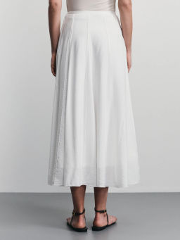 Юбка миди из вискозы со складками / Zarina  фото 5