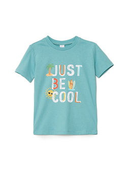 Bisiklet Yaka K?sa Kollu Bask?l? Erkek Bebek Ti??rt