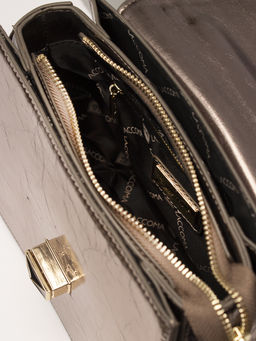 LACCOMA сумка Q6046-4-бронзовый натуральная кожа полиэстер  фото 4