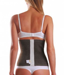 Пояс согревающий эластичный (Зима+Лето) в/ш+хлопок+лён - Doctor фото 2