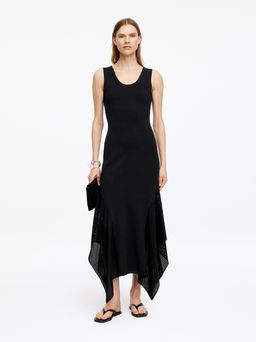 Vestido de punto drapeado - H&m фото 3