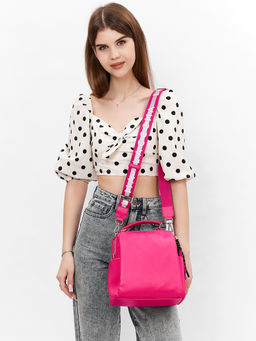 LACCOMA рюкзак Лилу-Л815-фуксия эко кожа хлопок фото 9