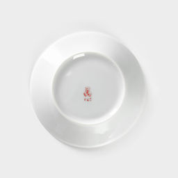 Цена за 2 шт. Блюдце Добрушский завод «Стрекоза», d=14 см, фарфор, белый