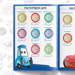 Набор обучающих книг Познаём мир с Тачками, 6 книг по 20 стр., Тачки - Disney фото 7