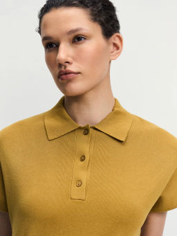 Джемпер поло из вискозы / Zarina  фото 7