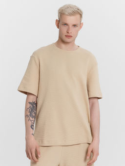 Комплект мужской бежевый: футболка и шорты - Mark formelle фото 3