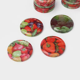 Цена за 40 шт. Крышка для консервирования «Элит», ТО-66 мм, жесть, винтовая, литография, фасовка 20 шт., МИКС