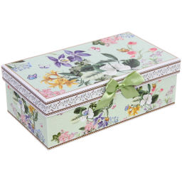 Чайный набор 4 предмета "Цветочная фантазия" (2 кружи 130мл+2 блюдца)