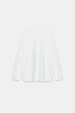 CAMISA POPEL?N ALAMARES / Blanco