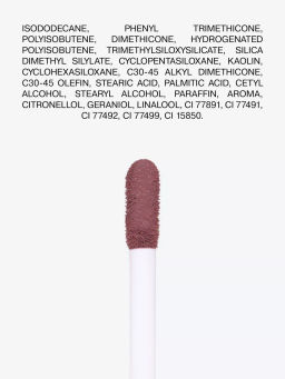 Influence Beauty Глянцевая стойкая помада Iridium тон 02 холодный пепельно-розовый нюд  фото 11