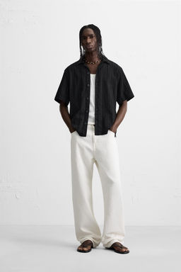 STRIPED JACQUARD SHIRT - Zara фото 9