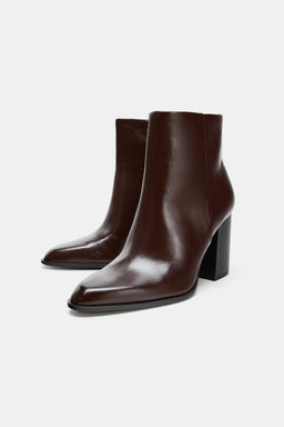 WIDE-HEEL ANKLE BOOTS - Zara фото 3