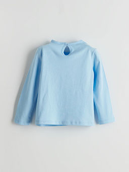 Bisiklet Yaka Nak??l? K?z ?ocuk Ti??rt