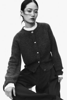 Cardigan en punto de canale